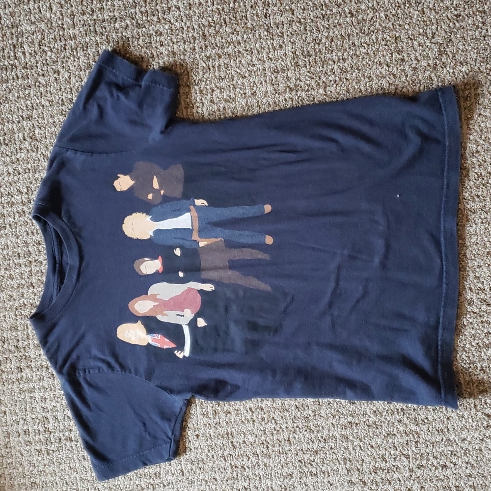 Doctor Who Short Sleeve Cotton Tee | Navy | Size XS